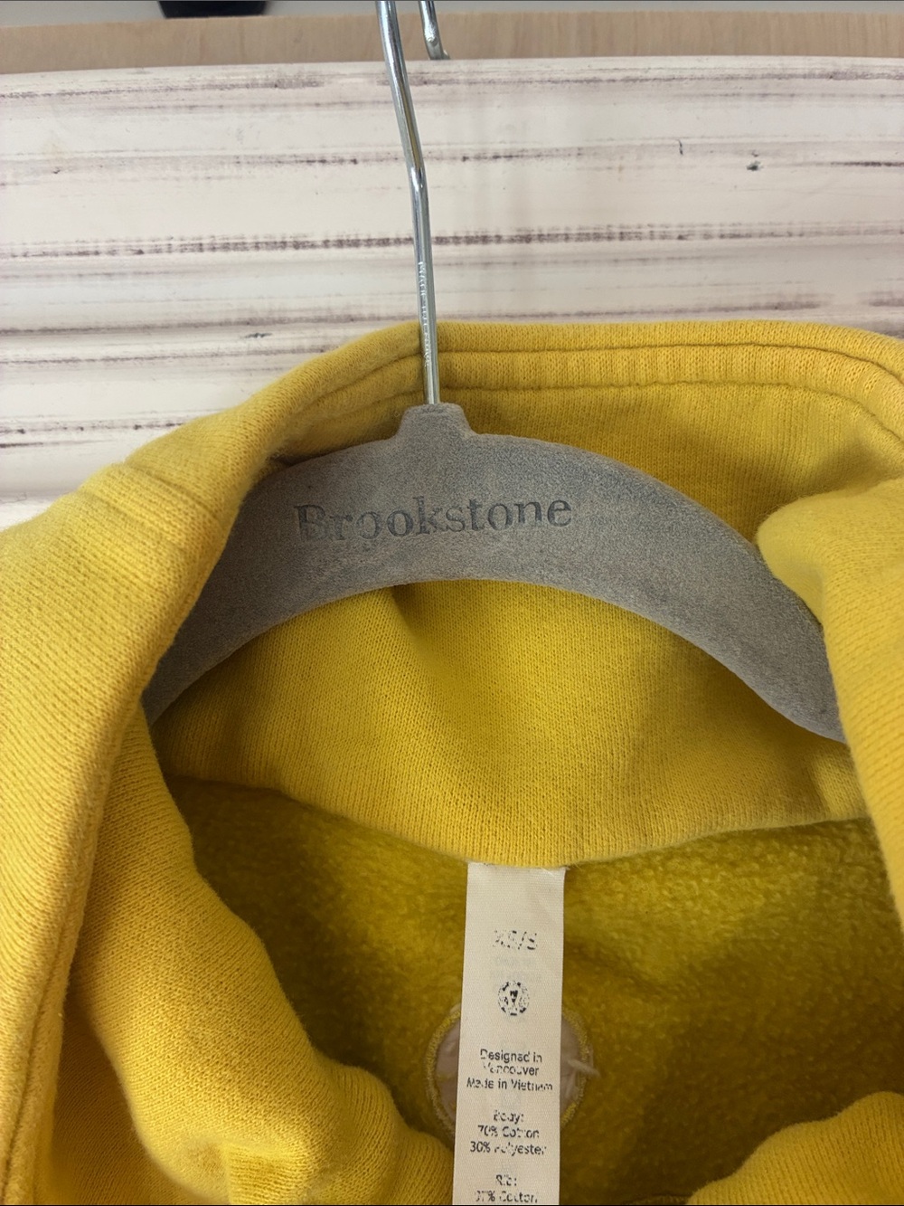 ✨CLOSET CLEAROUT✨Lululemon Scuba Cropped Half-Zip Sweater Mustard Yellow XS/S - Picture 2 of 5
